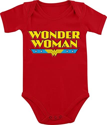 Lobcede.be Unisex-Baby WB-13-WW13001-H55-11 Baumwolle, Rosso, 6 Mesi von Wonder Woman