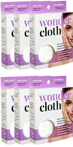 NEW IMPROVED Wonder Cloth All Natural Make-Up Remover Cloth by Wonder von Wonder