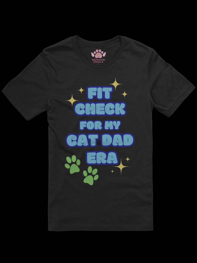 Auf Bestellung Fit Check For My Cat Dad Era Männer Herren T-Shirt Xs - 5Xl von WonderPawls