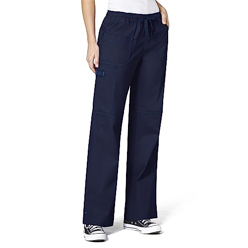 WonderWink Damen Wonderflex Glaubenspeeling Pantwonderflex Faith (Glaube), Medical-Scrubs-Pants, Navy, XL EU von WonderWink