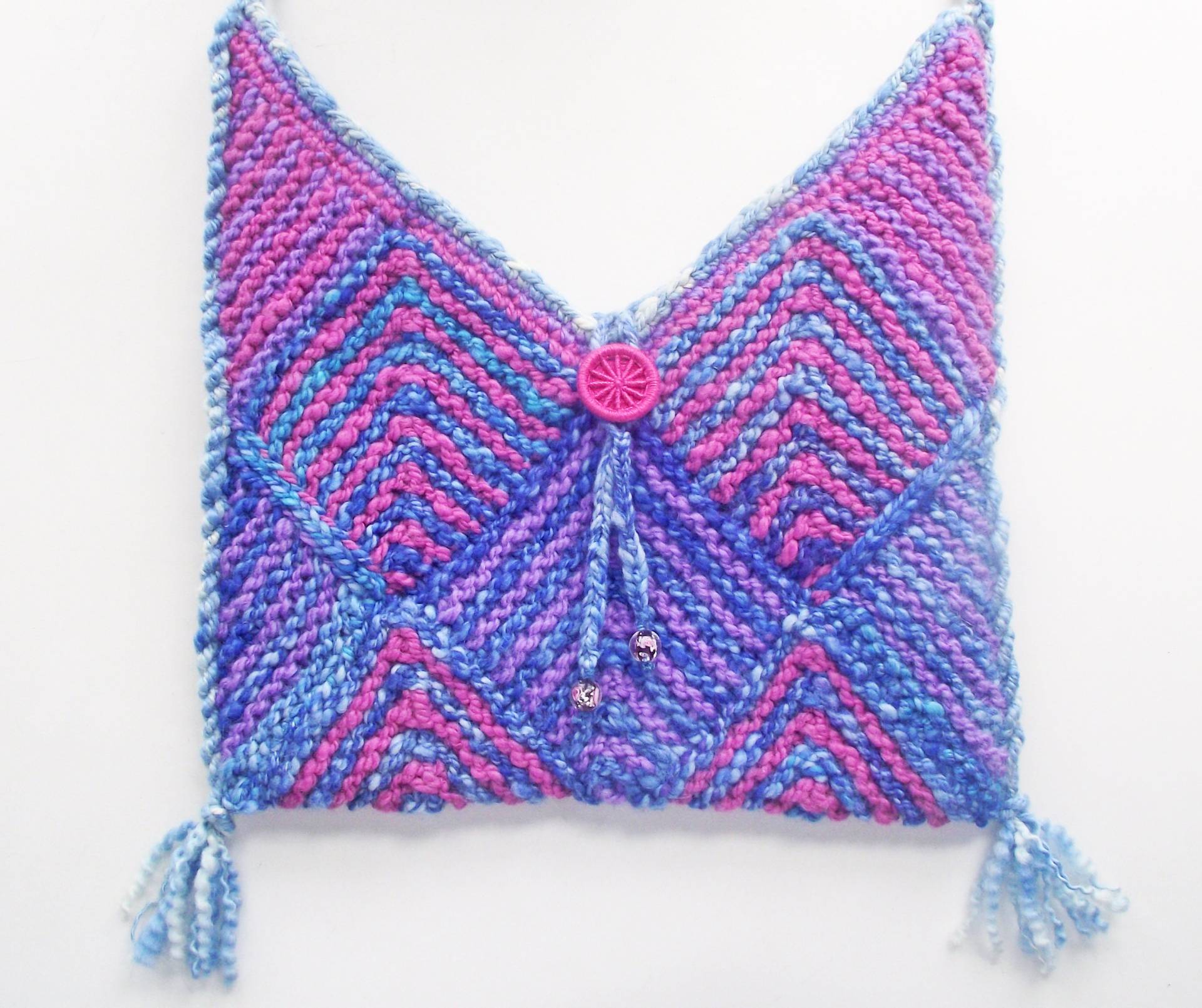 Geldbörse Oder Tasche, Handgesponnenes Gestricktes Gefüttertes Boho Hippie Festival, Reine Wolle, Handgemachter Dorset Knopf - Und Geldbörse Oder Tasche, Handgesponnenes Gestricktes Gefüttertes Boho Hippie Festival, Reine Wolle, Handgemachter Dorset Knopf - Und von WonderWoollens