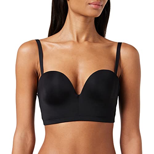 Wonderbra Damen Ultimate Backless Bra mit tiefen Rückenausschnitt rückenfreier BH , Backless BHschwarz, 70C von Wonderbra