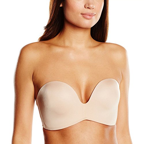 Wonderbra Damen Bandeau BH, Beige (hautfarben), Gr. 80B (Herstellergröße:36B) von Wonderbra