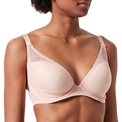 Wonderbra Damen Fabulous Feel Triangle Padde Sans Armatures Dreieck BH, Pink (Nude Rose 09z), 65E (Herstellergröße: 80E) von Wonderbra