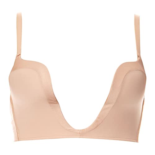 Wonderbra Damen ULTIMATE PLUNGE Push-Up BH mit tiefem Ausschnitt , Plunge Braskin, 75D von Wonderbra