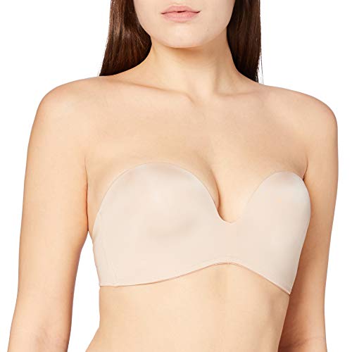 Wonderbra Damen Ultimate Strapless trägerloser BH nahtlos starker Halt Push-Up , Strapless-BHskin, 80F von Wonderbra