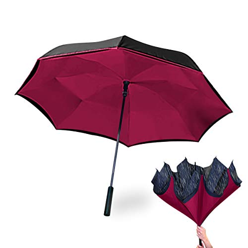 Wonderdry Umbrella 2018 Regenschirm, 78 cm, Rot (Rojo) von Wonderdry Umbrella