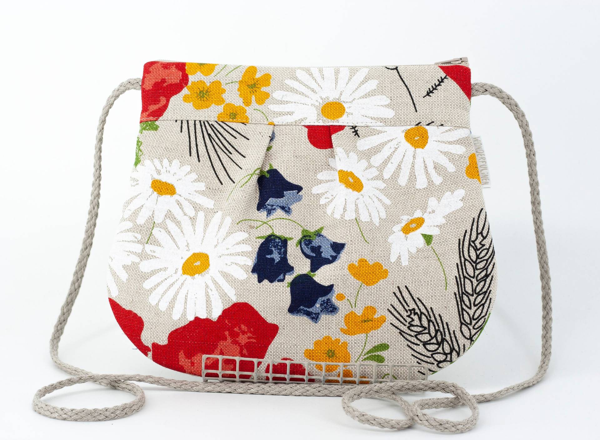 Umhängetasche, Sommer Wiese Blumen Tasche, Leichte Schultertasche von WonderfuLinen