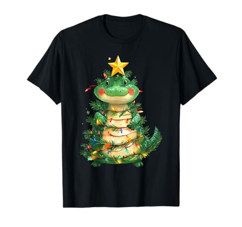 Schlafanzug mit Krokodil-Motiv, für Mädchen und Jungen T-Shirt von Wonderful Christmas Gifts For Boys & Girls