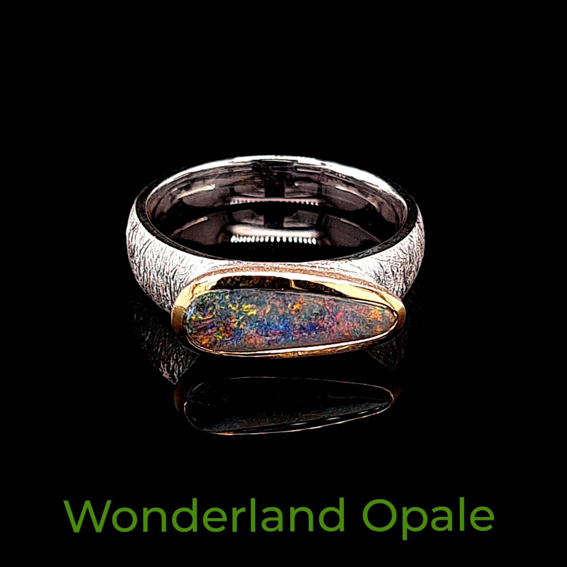 Boulder Opal Ring 925 Sterling Silber Gr.52 Nr.2080 Boulder Opal Ring 925 Sterling Silber Gr.52 Nr.2080 von WonderlandOpale