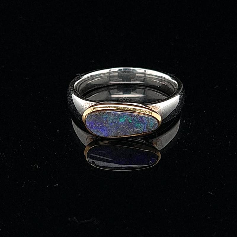 Boulder Opal Ring 925 Sterling Silber Gr.53 Nr.2682 Boulder Opal Ring 925 Sterling Silber Gr.53 Nr.2682 von WonderlandOpale