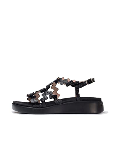 Wonders Black Queen Sandal Black 41 von Wonders