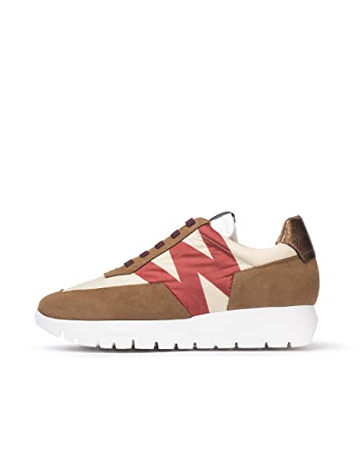 Wonders Brown Odisei Sneaker para Mujer Brown 36 von Wonders