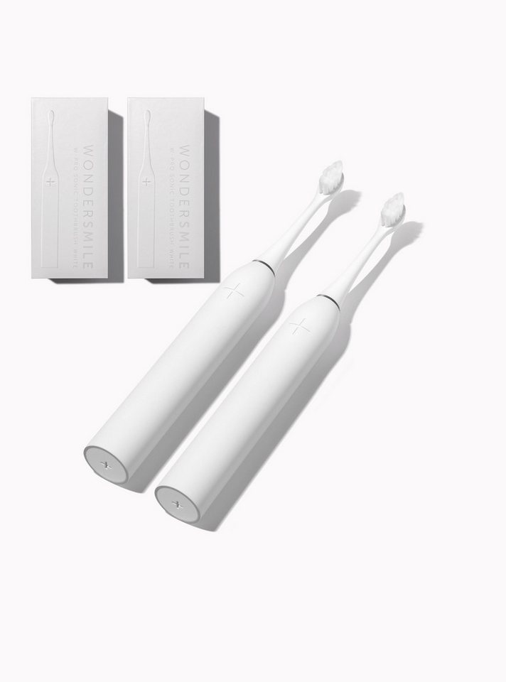 Wondersmile Schallzahnbürste Couple Bundles - Testsieger - 100 Tage risikofrei testen, Aufsteckbürsten: 2 St., Integrierter Zungenreiniger Wondersmile Schallzahnbürste Couple Bundles - Testsieger - 100 Tage risikofrei testen, Aufsteckbürsten: 2 St., Integrierter Zungenreiniger von Wondersmile