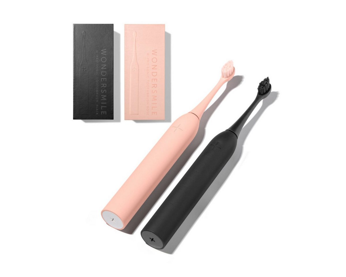Wondersmile Schallzahnbürste Couple Bundles - Testsieger - 100 Tage risikofrei testen, Aufsteckbürsten: 2 St., Integrierter Zungenreiniger Wondersmile Schallzahnbürste Couple Bundles - Testsieger - 100 Tage risikofrei testen, Aufsteckbürsten: 2 St., Integrierter Zungenreiniger von Wondersmile
