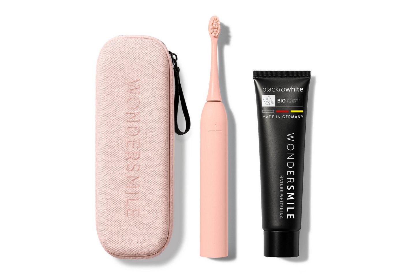 Wondersmile Schallzahnbürste Pro Travel Care Bundle, Aufsteckbürsten: 1 St., inkl. Reiseetui & Zahnpasta, Integrierter Zungenreiniger Wondersmile Schallzahnbürste Pro Travel Care Bundle, Aufsteckbürsten: 1 St., inkl. Reiseetui & Zahnpasta, Integrierter Zungenreiniger von Wondersmile
