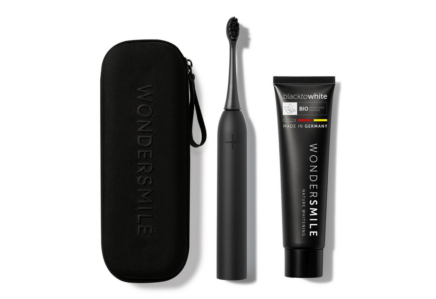 Wondersmile Schallzahnbürste Pro Travel Care Bundle, Aufsteckbürsten: 1 St., inkl. Reiseetui & Zahnpasta, Integrierter Zungenreiniger Wondersmile Schallzahnbürste Pro Travel Care Bundle, Aufsteckbürsten: 1 St., inkl. Reiseetui & Zahnpasta, Integrierter Zungenreiniger von Wondersmile