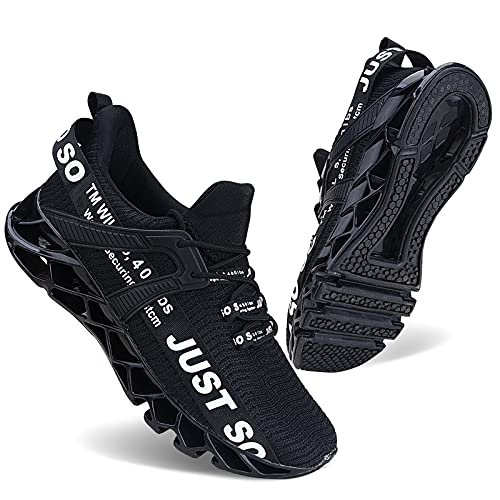 Wonesion Herren Fitness Laufschuhe Atmungsaktiv rutschfeste Mode Sneaker Sportschuhe,2 Schwarz Weiß,46 EU Wonesion Herren Fitness Laufschuhe Atmungsaktiv rutschfeste Mode Sneaker Sportschuhe,2 Schwarz Weiß,46 EU von Wonesion