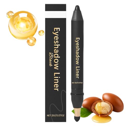 Wonsfuleu Augenliner Wasserdicht 2-in-1 - Doppelseitiger Augenliner Für Damen | Make-up Tool Wasserfest für Frauen Mädchen Performance Make-up von Wonsfuleu