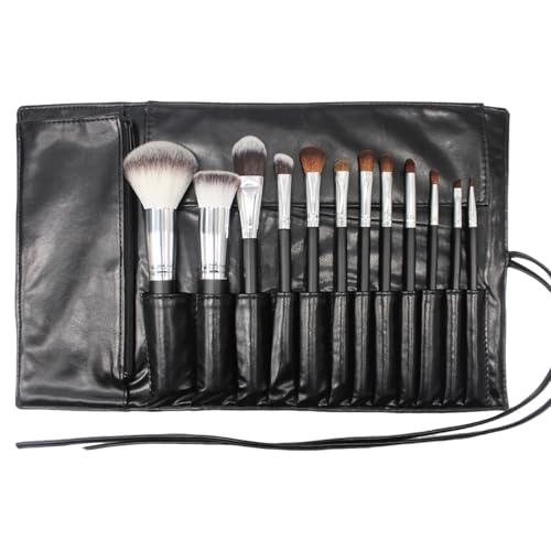 Wonsfuleu Reise-Kosmetiktasche, Make-up-Tasche für Reisen | Make-up-Organizer mit Riemen | Multifunktionaler Make-up-Pinselhalter für unterwegs, tragbares Make-up-Pinsel-Etui mit Riemen von Wonsfuleu