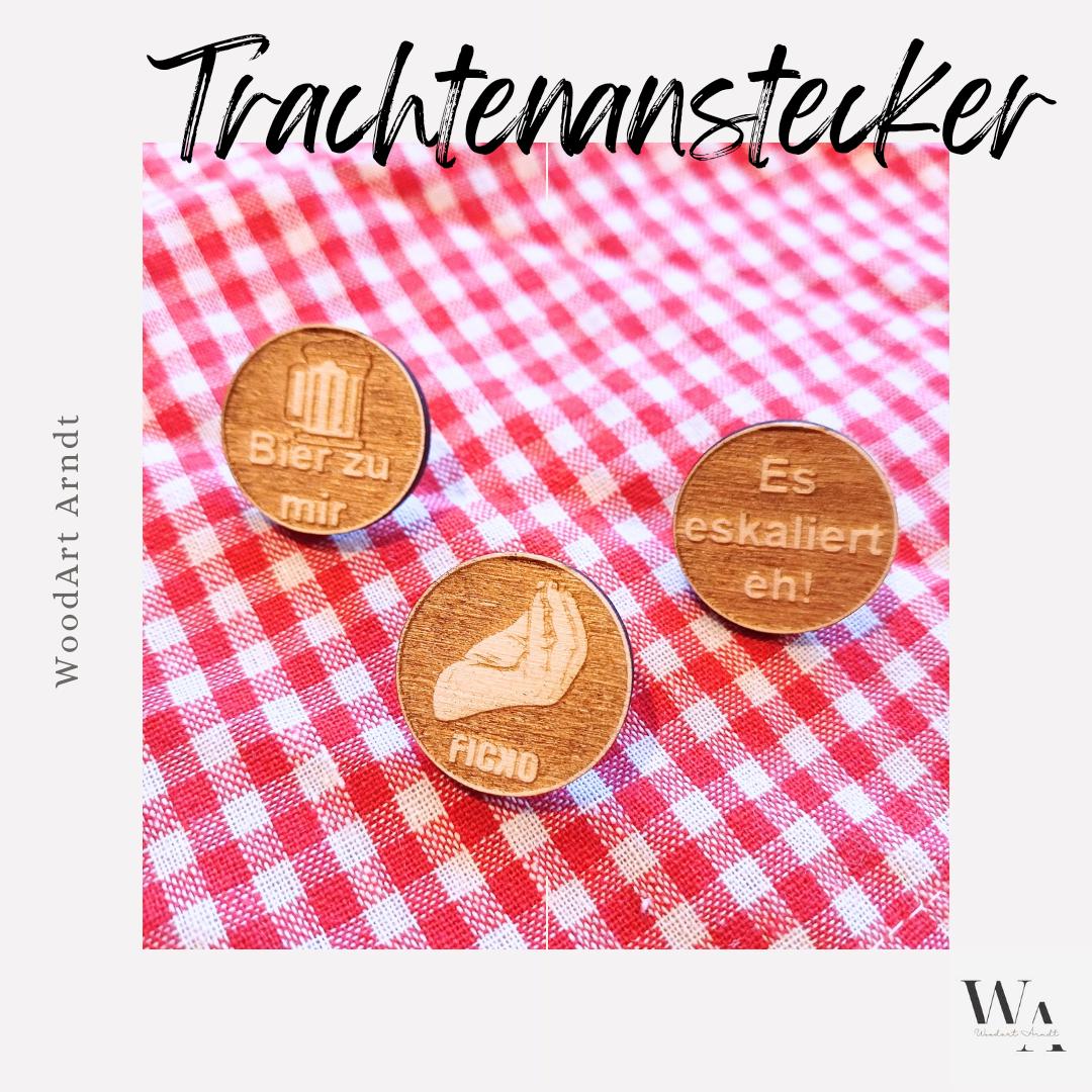 Trachtenanstecker Pin Tracht Trachtenanstecker Pin Tracht von WoodArtArndt