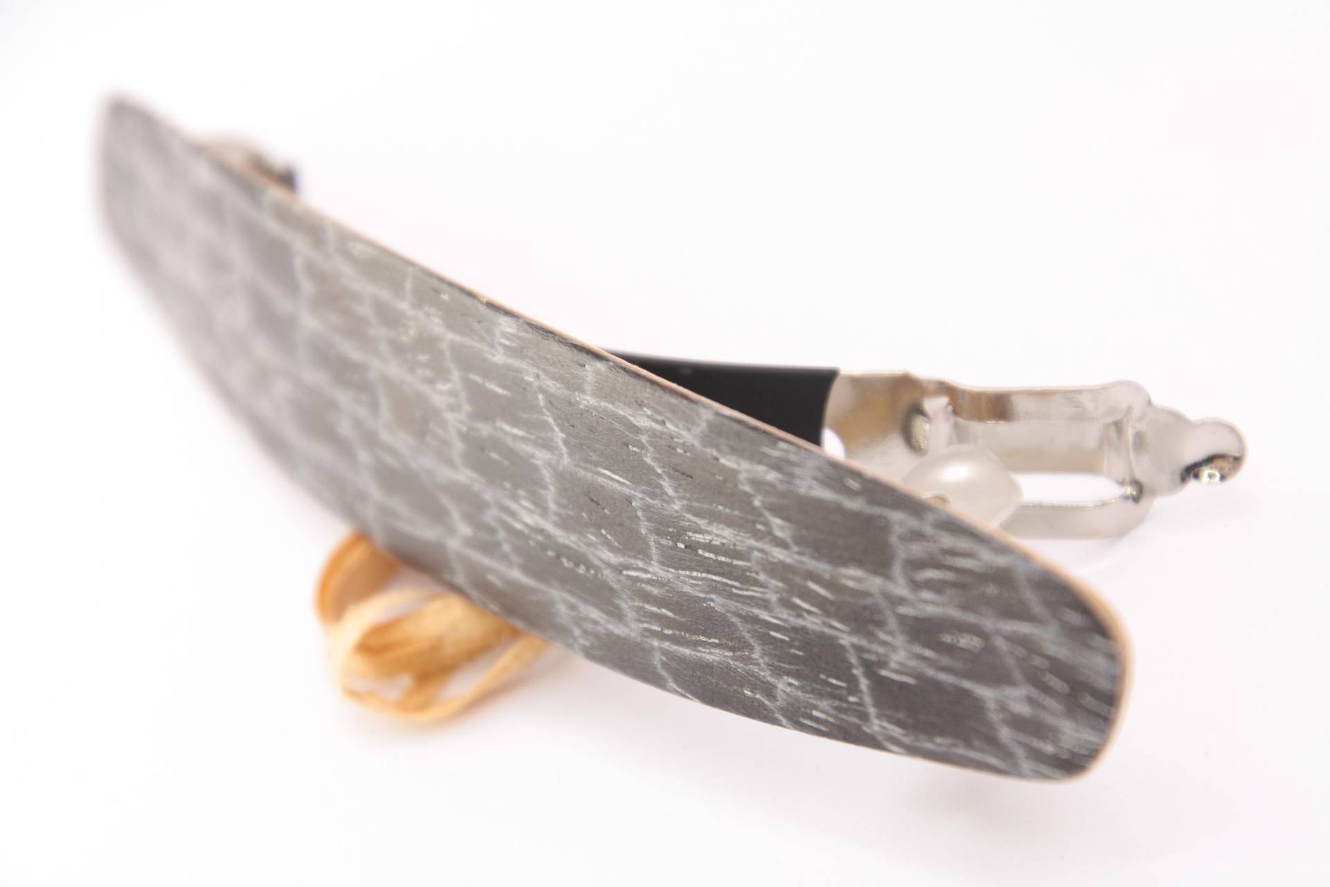 Holzsspange , Haarspange Aus Holz Holzhaarspange Haarklammer/Federleicht Große Größe | 95mm Intarsie Eiche Mosaik Einzelstück von WoodArtGermany