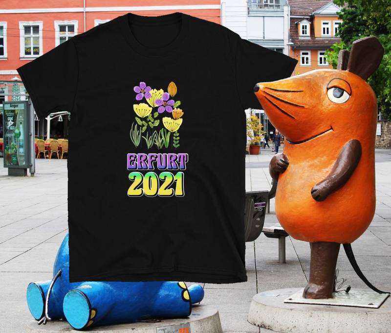 Blumenstadt Erfurt 2021 | Unisex-T-Shirt von WoodPlanet25