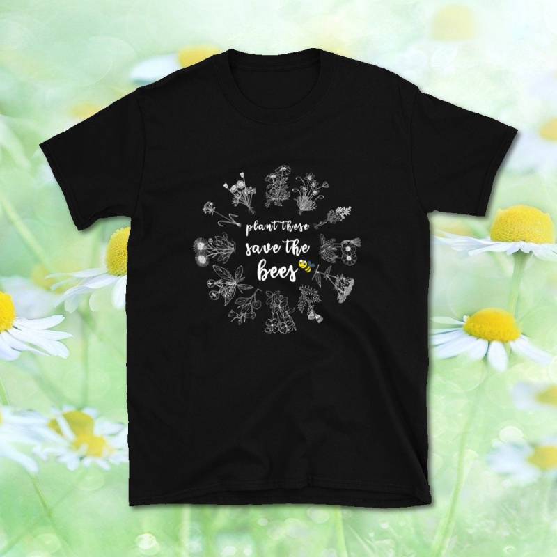 Save The Bees | Rettet Die Bienen Unisex-T-Shirt von WoodPlanet25