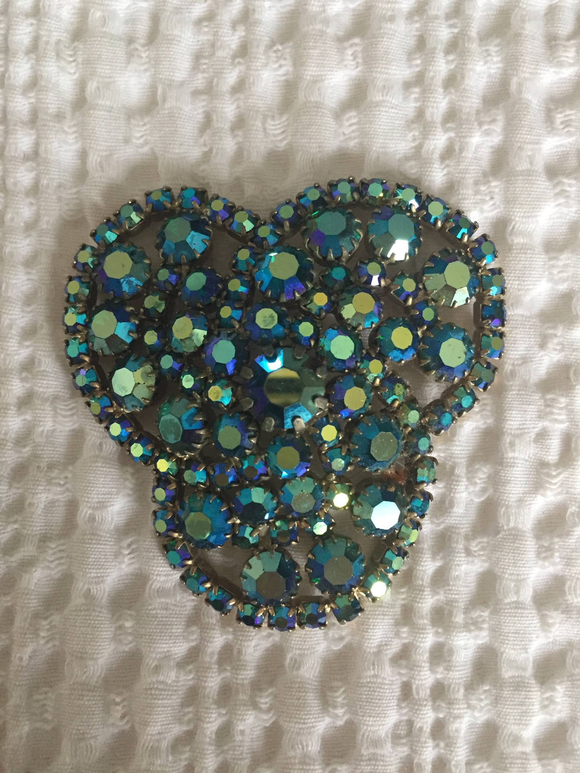 Vintage Brosche, Blau Und Grün Pin, Schmuck, Hochzeit, Schmuck Vintage Brosche, Blau Und Grün Pin, Schmuck, Hochzeit, Schmuck von WoodShackKittyCat