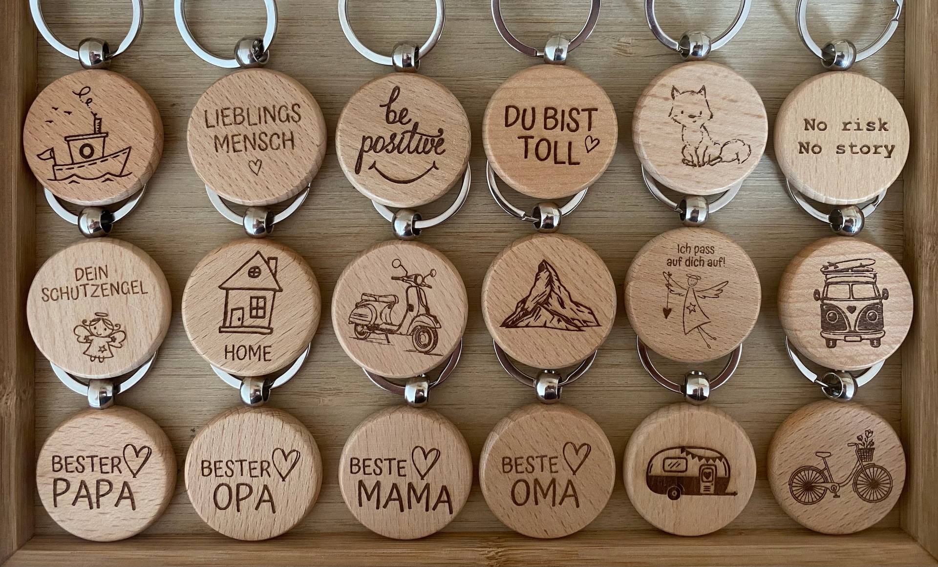 Schlüsselanhänger Schlüsselanhänger von WoodShopCH