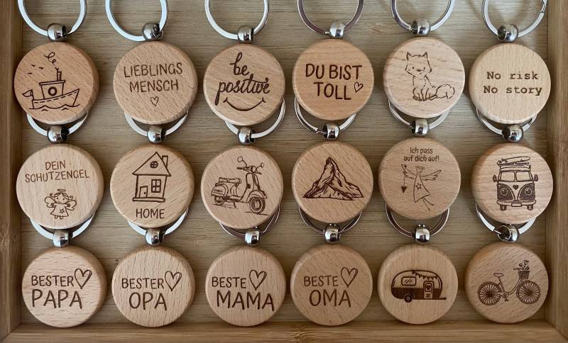 Schlüsselanhänger Schlüsselanhänger von WoodShopCH