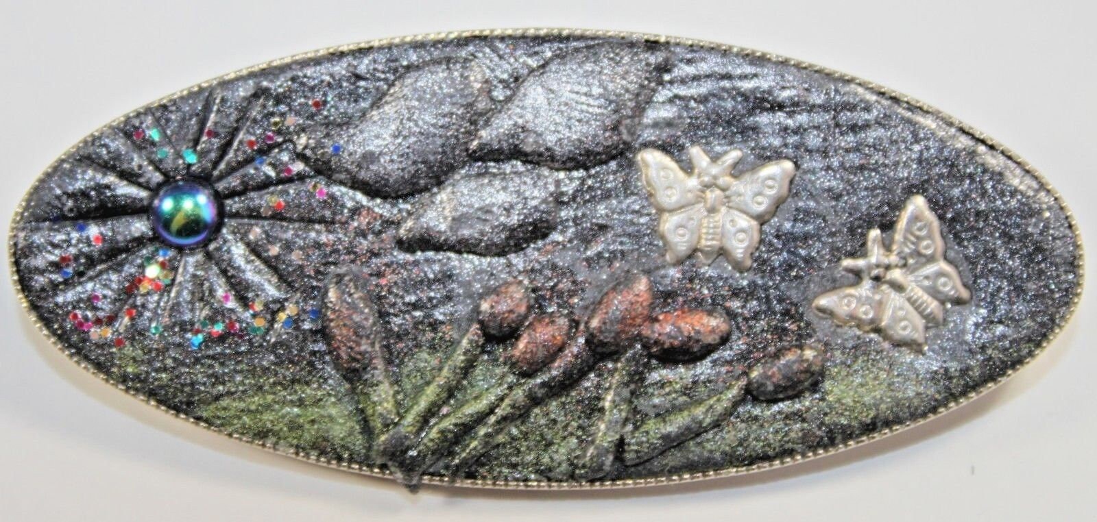 Brosche Anstecknadel Anstecker Modeschmuck 80Er 80S 90Er 90S Vintage von WoodStockShop