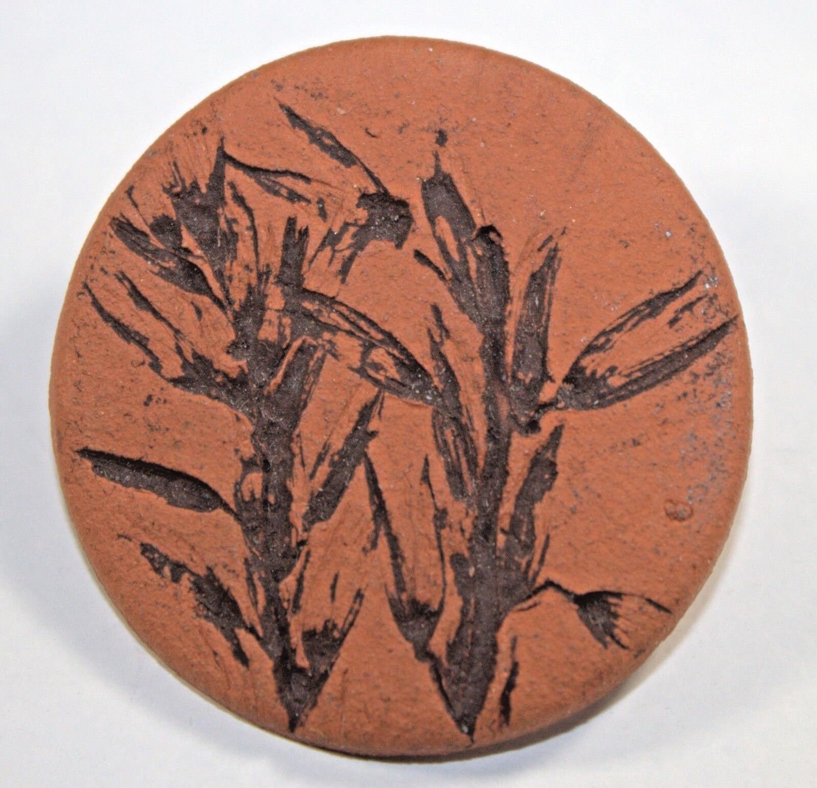 Brosche Anstecknadel Anstecker Modeschmuck 80Er 80S 90Er Vintage Keramik Ton von WoodStockShop