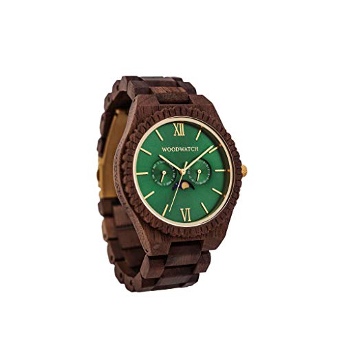 WoodWatch Emerald Jungle | Holzuhren für Herren - Armbanduhr Holz männer Premium | Wood Watch for Man | umweltfreundliches Produkt, wir Pflanzen 1 Baum für Jede Uhr WoodWatch Emerald Jungle | Holzuhren für Herren - Armbanduhr Holz männer Premium | Wood Watch for Man | umweltfreundliches Produkt, wir Pflanzen 1 Baum für Jede Uhr von WoodWatch