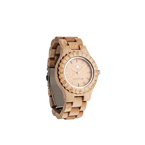 WoodWatch Lotus Maple | Holzuhren für Damen - Armbanduhr Holz Damen Premium | Wood Watch for Woman | umweltfreundliches Produkt, wir Pflanzen 1 Baum für Jede Uhr WoodWatch Lotus Maple | Holzuhren für Damen - Armbanduhr Holz Damen Premium | Wood Watch for Woman | umweltfreundliches Produkt, wir Pflanzen 1 Baum für Jede Uhr von WoodWatch