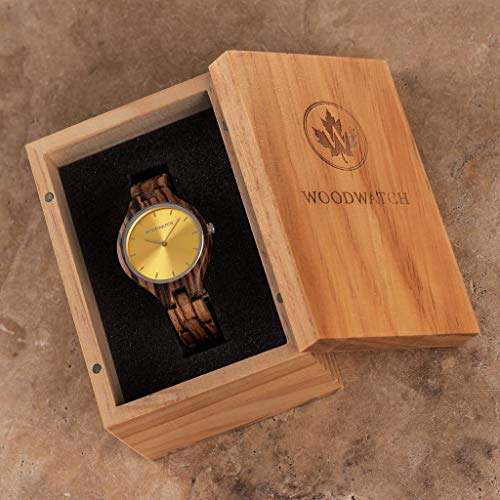 WoodWatch Lucent Sky | Holzuhren für Damen - Armbanduhr Holz Damen Premium | Wood Watch for Woman | umweltfreundliches Produkt, wir Pflanzen 1 Baum für Jede Uhr WoodWatch Lucent Sky | Holzuhren für Damen - Armbanduhr Holz Damen Premium | Wood Watch for Woman | umweltfreundliches Produkt, wir Pflanzen 1 Baum für Jede Uhr von WoodWatch