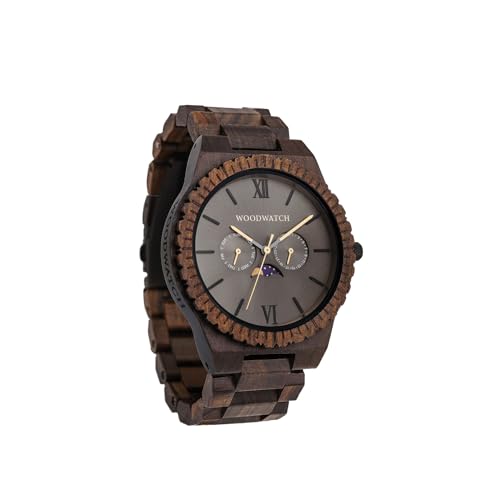 WoodWatch Lunar Eclipse | Holzuhren für Herren - Armbanduhr Holz männer Premium | Wood Watch for Man | umweltfreundliches Produkt, wir Pflanzen 1 Baum für Jede Uhr WoodWatch Lunar Eclipse | Holzuhren für Herren - Armbanduhr Holz männer Premium | Wood Watch for Man | umweltfreundliches Produkt, wir Pflanzen 1 Baum für Jede Uhr von WoodWatch