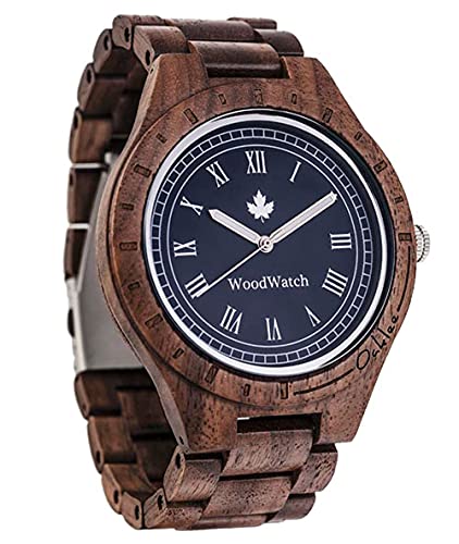WoodWatch Oaklee Mariner Edition | Holzuhren für Herren - Armbanduhr Holz männer Premium | Wood Watch for Man | umweltfreundliches Produkt, wir Pflanzen 1 Baum für Jede Uhr von WoodWatch