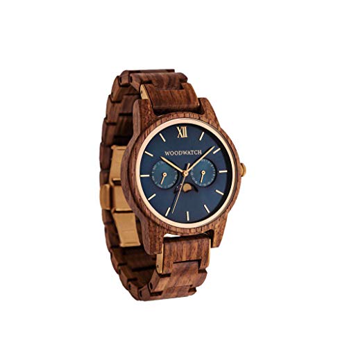 WoodWatch Sailor | Holzuhren für Herren - Armbanduhr Holz männer Premium | Wood Watch for Man | umweltfreundliches Produkt, wir Pflanzen 1 Baum für Jede Uhr von WoodWatch