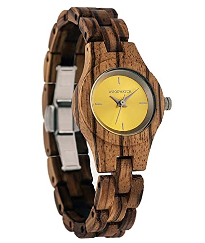 WoodWatch Senna | Holzuhren für Damen - Armbanduhr Holz Damen Premium | Wood Watch for Woman | umweltfreundliches Produkt, wir Pflanzen 1 Baum für Jede Uhr von WoodWatch