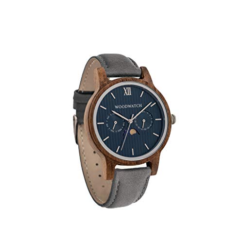 WoodWatch Typhoon Grey | Holzuhren für herren - armbanduhr holz männer Premium | Wood watch for man | umweltfreundliches Produkt, wir pflanzen 1 Baum für jede Uhr von WoodWatch