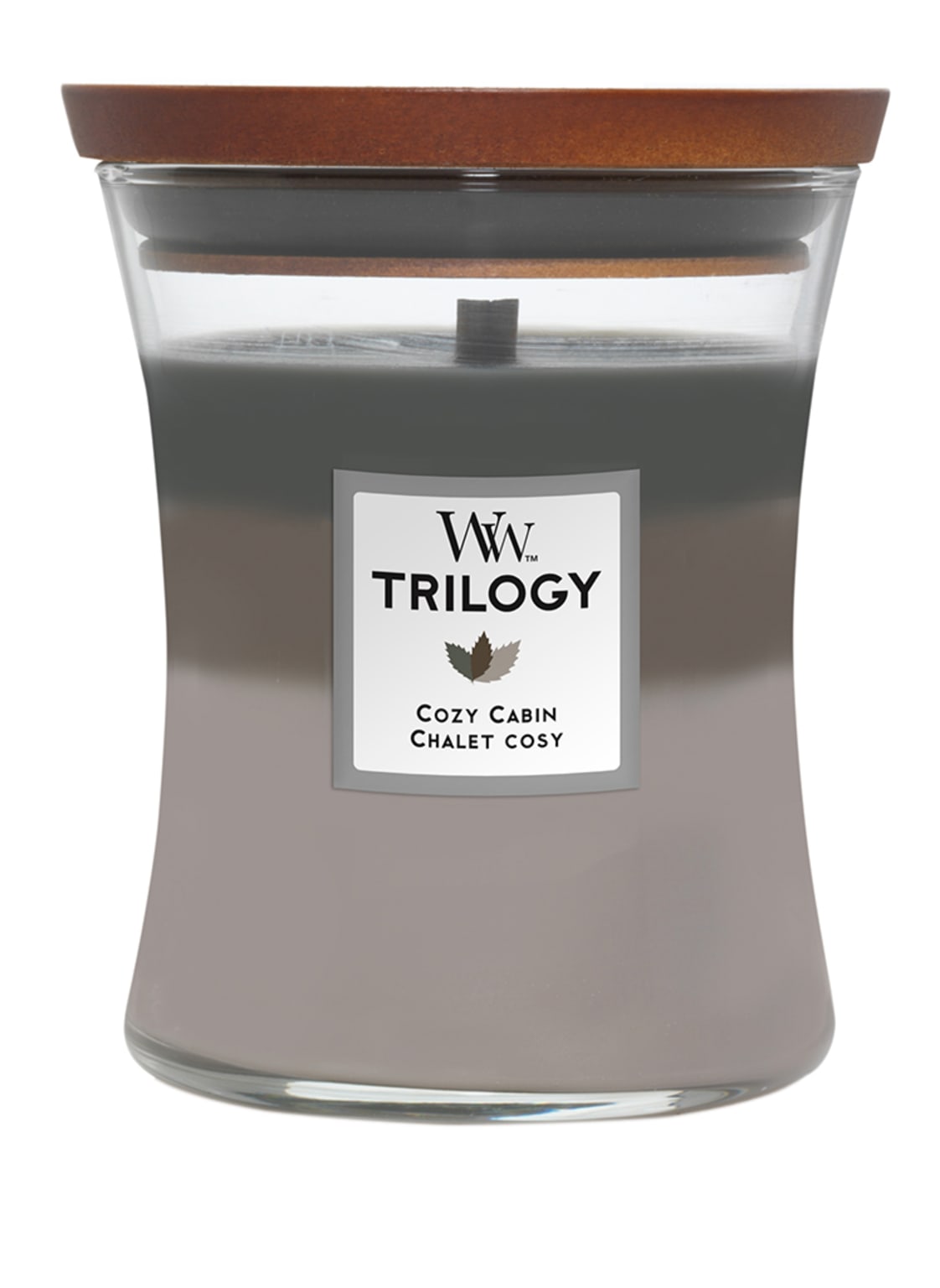 Woodwick Triology - Cozy Cabin Duftkerze 275 g von WoodWick