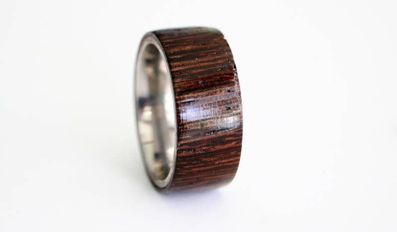 Wenge-Holz-Ring von WoodandWhiskeyDesign