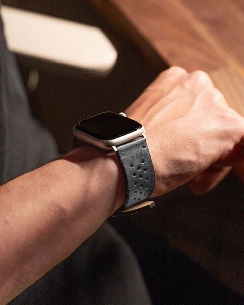 Woodcessories Apple Watch Armband Leder Vegan aus Aloe Vera von Woodcessories