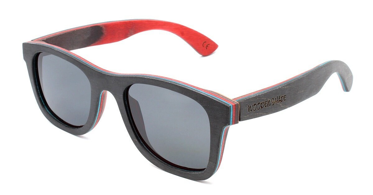 Kalea Skateboard Sonnenbrille - Verschiedene Polarisierten Gläsern/Uv400 + Federscharnier Kalea Skateboard Sonnenbrille - Verschiedene Polarisierten Gläsern/Uv400 + Federscharnier von WoodenShadeShop