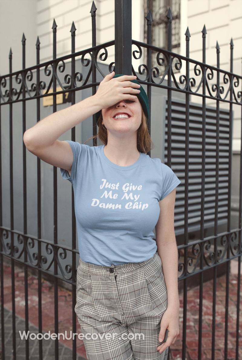 Just Give Me My Damn Chip | Aa, Na 12 Step Recovery T-Shirts Und Kleidung, Coole Swag Für Alkoholiker Anonymous & Mitglieder von WoodenUrecover