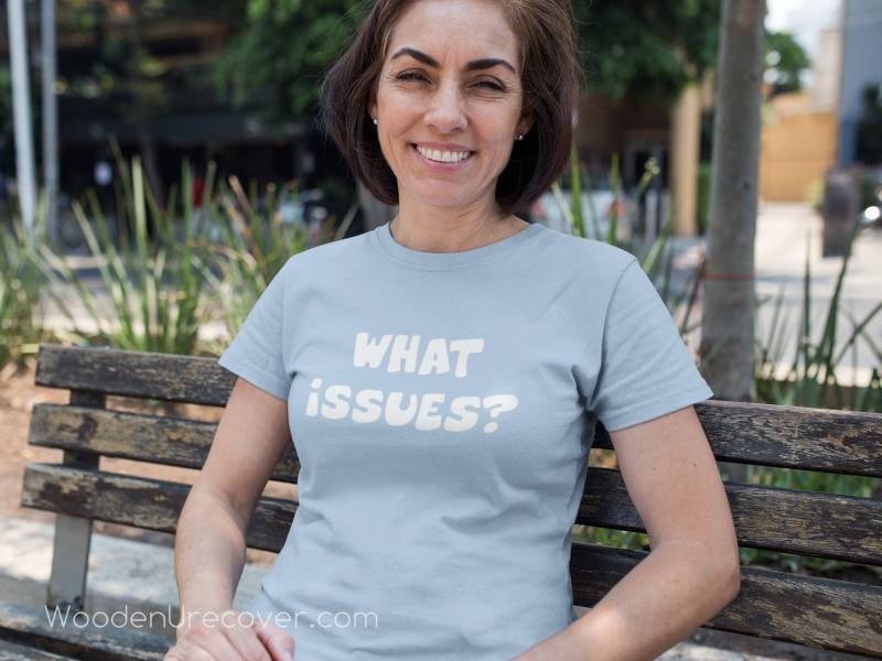 Welche Probleme? Lustiges Recovery T-Shirt - 12 Step T-Shirts Lustige Geschenke Für Paten Und Sponsees, Aa Na von WoodenUrecover