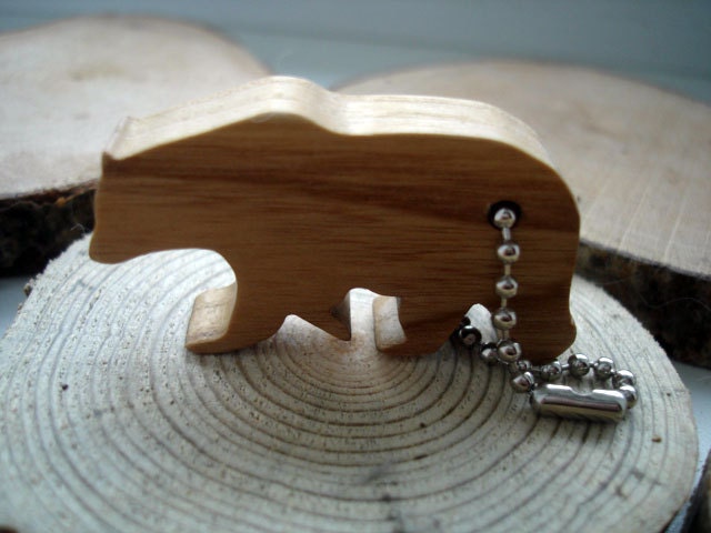 Holz Bär Schlüsselanhänger Tier Hand Cut Holz Bär Schlüsselanhänger Tier Hand Cut von Woodenday