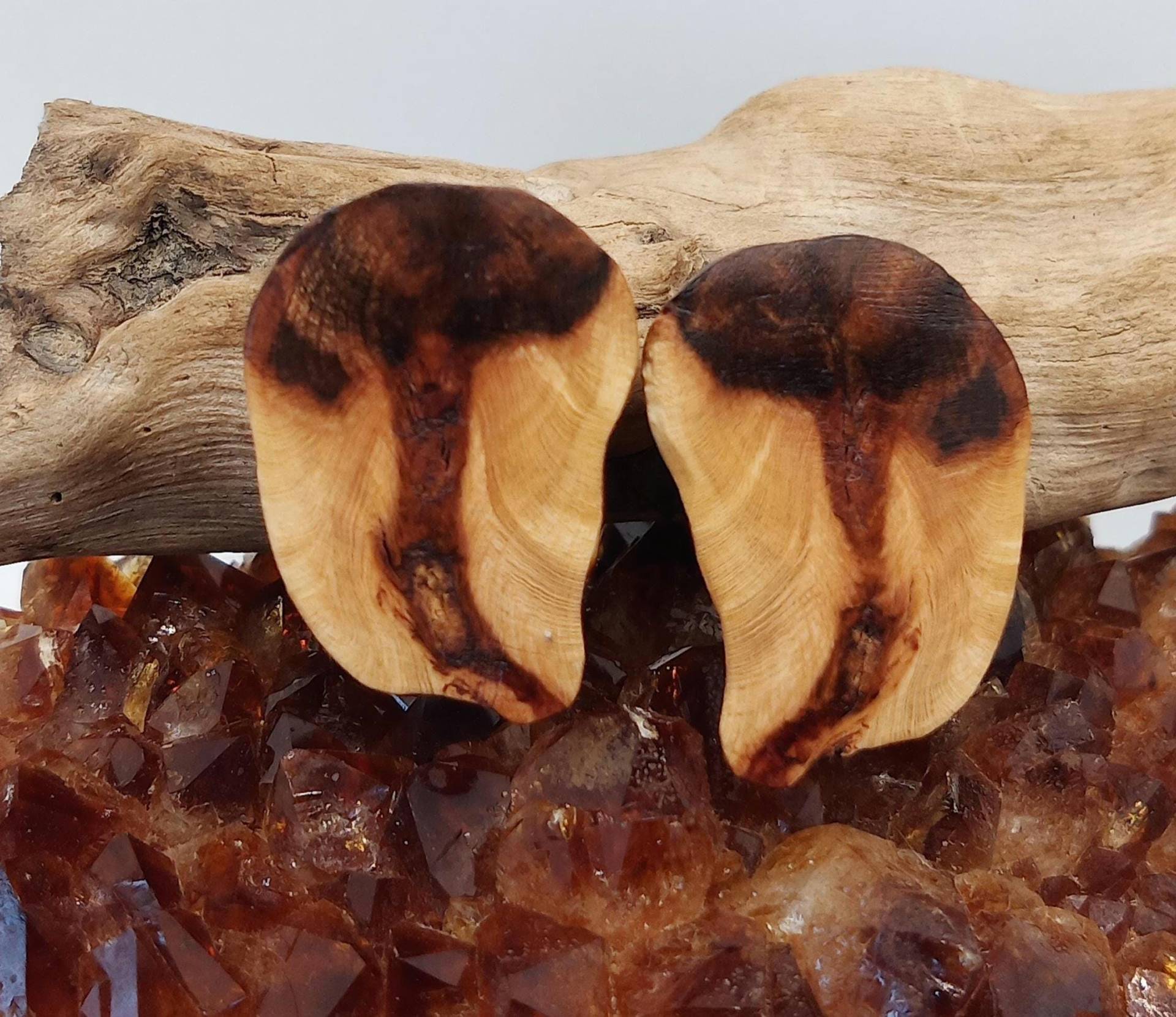 Holz Baumperlen Ohrstecker Unikat Stecker 925Er Silber Holz Baumperlen Ohrstecker Unikat Stecker 925Er Silber von Woodenergie