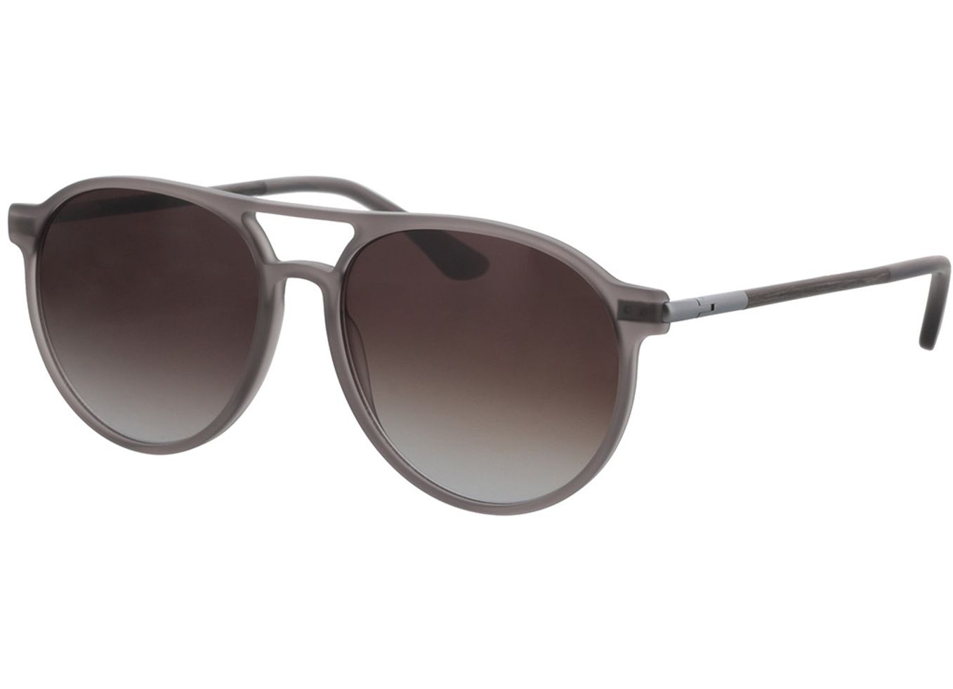 Woodfellas Sunglasses Core black oak/grey 56-16 Sonnenbrille mit Sehstärke erhältlich, Damen/Herren, Vollrand, Pilot von Woodfellas